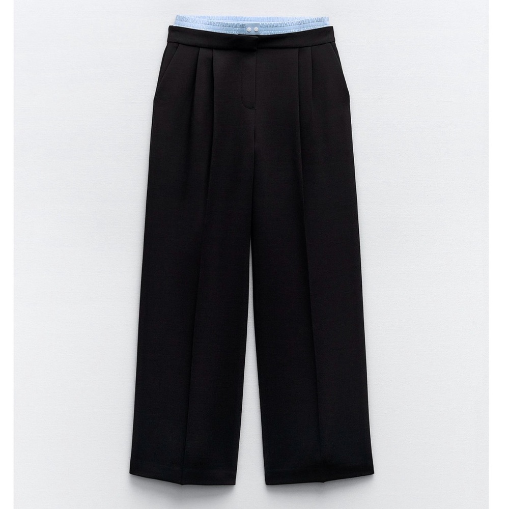 Black Pleated women’s Dress Pants
